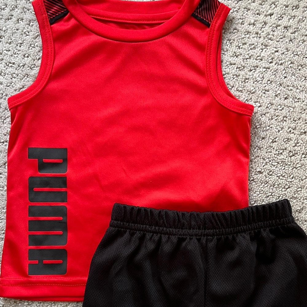 Puma Tank and Shorts Set 
Athletic baby boy 6 months